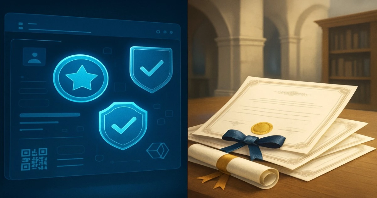Digital Badges vs Certificates: What’s Best for European Institutions?