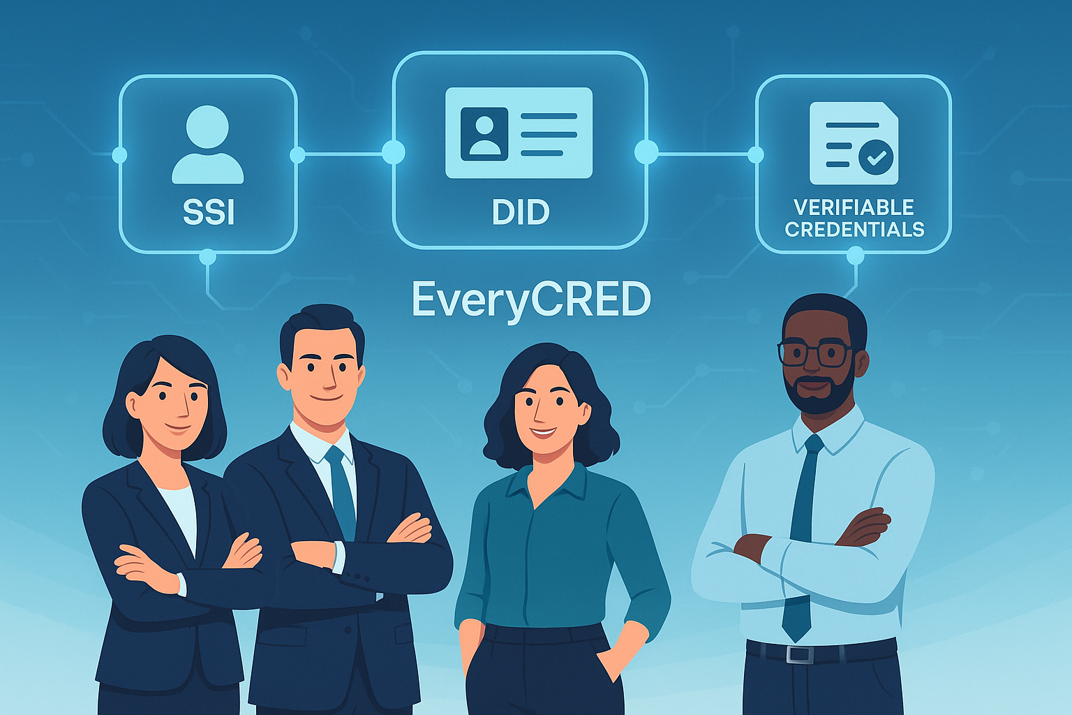 How EveryCRED align with SSI and DID for SMEs