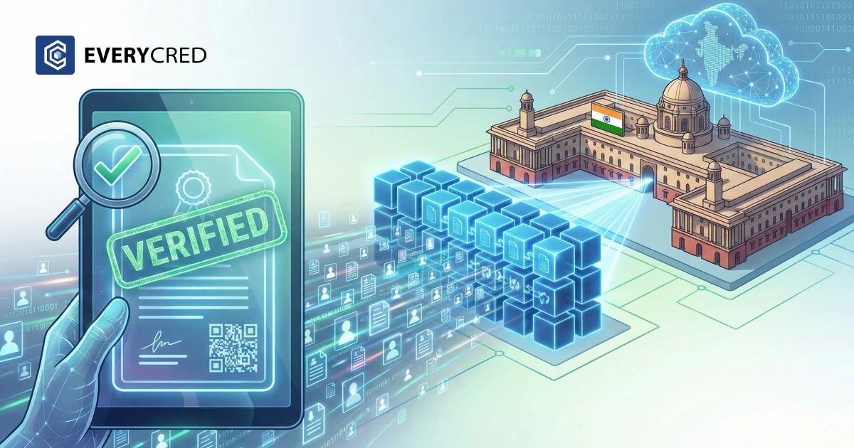 Digital Credential Verification for Large-Scale Government Recruitment in India