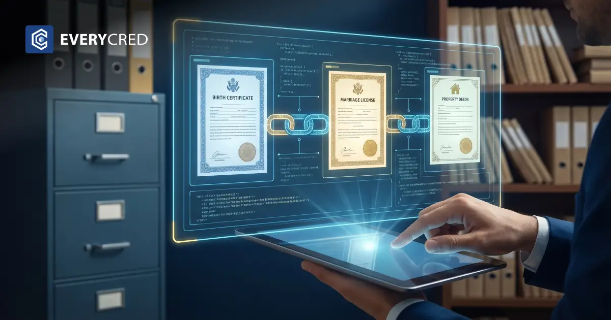 Forged Public Records Cost the U.S. Billions, and Blockchain Credentials Are Changing That