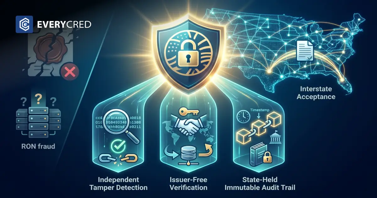 A Digital Certificate Program to Stop Remote Notary Fraud
