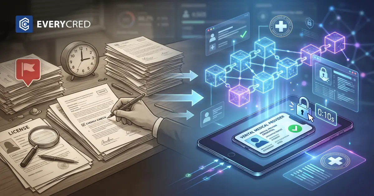 Blockchain Identity Verification for Medicaid Providers