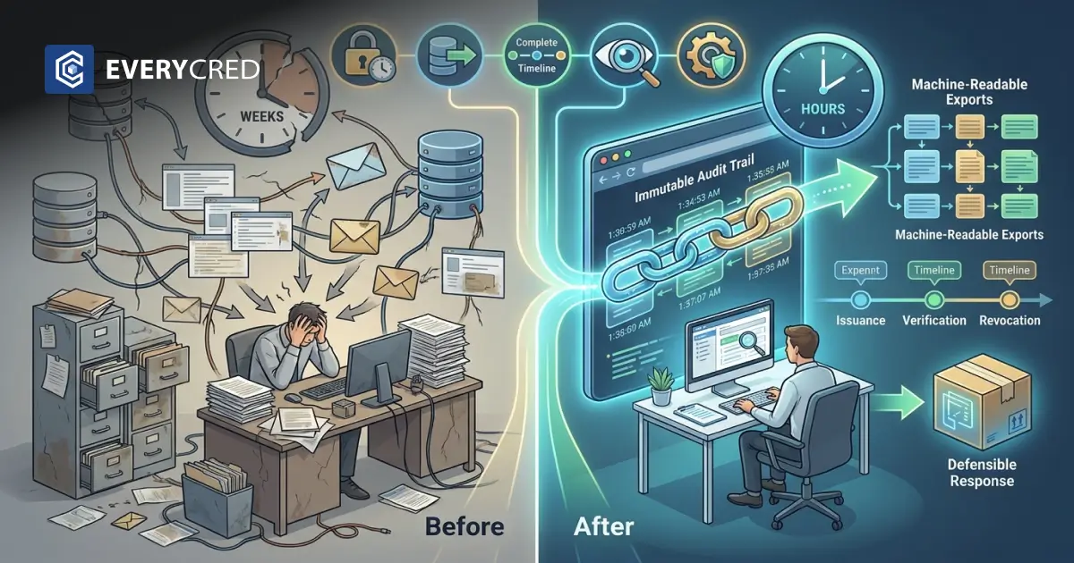 Digital Credential Platform Design for Faster FOIA Responses
