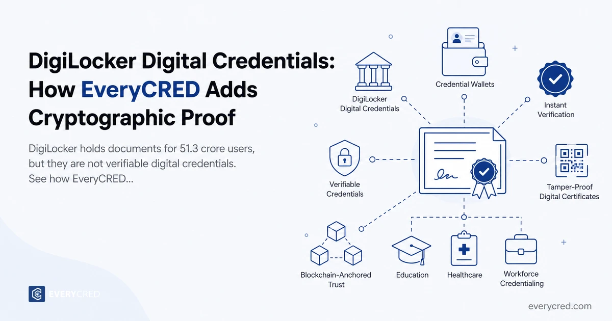 DigiLocker Digital Credentials: How EveryCRED Adds Cryptographic Proof