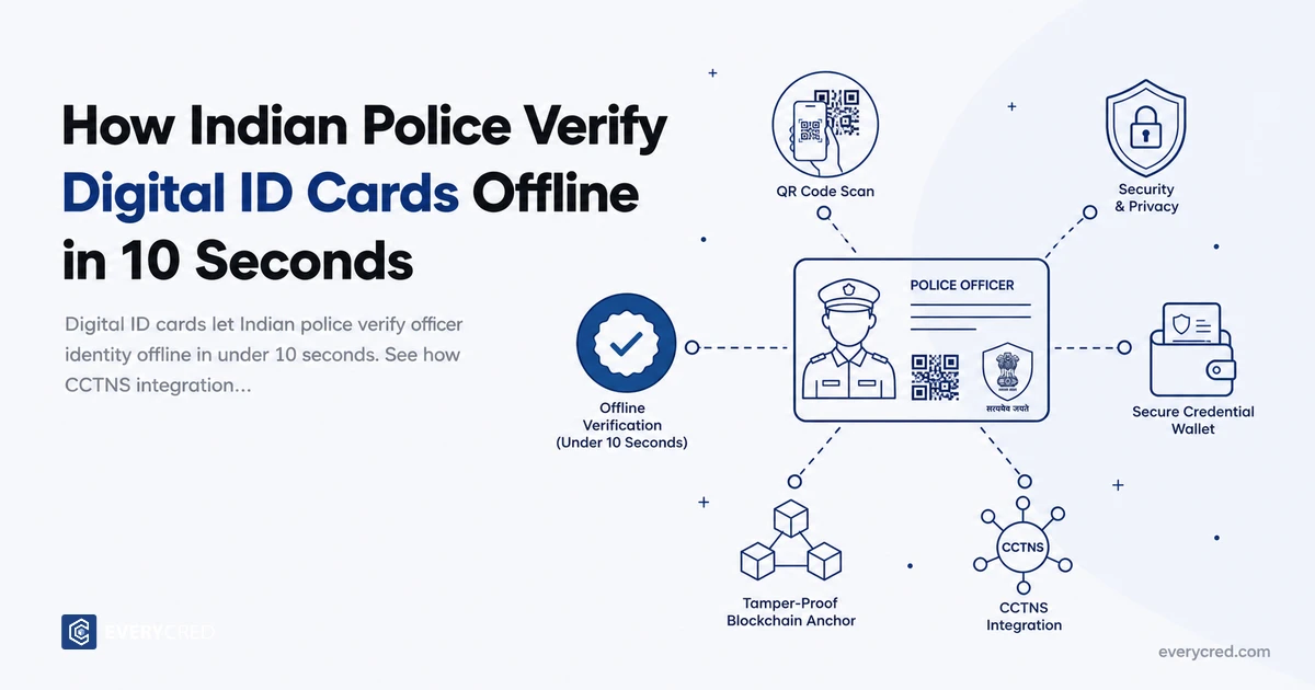 How Indian Police Verify Digital ID Cards Offline in 10 Seconds