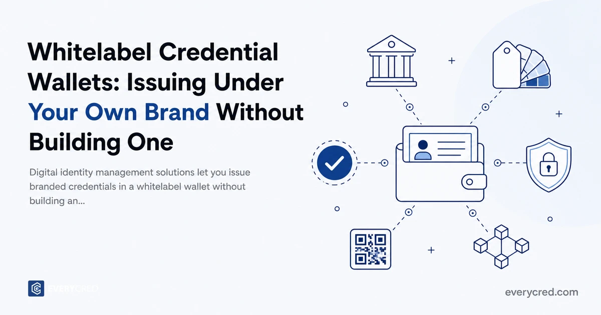 Whitelabel Credential Wallets: Issuing Under Your Own Brand Without Building One